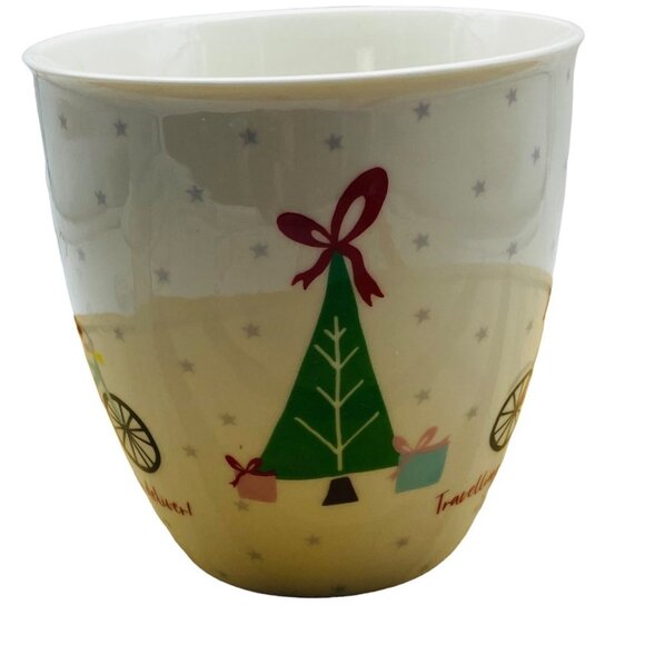 Millie Green British Design Christmas Holiday Santa Claus Nutcracker Tree Mug Cu - Picture 3 of 5